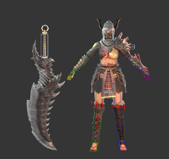 PBR 女战士模型