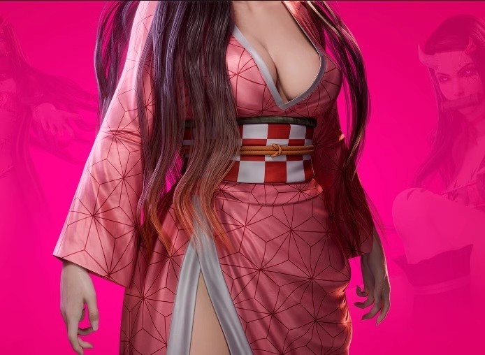 UE4虚幻5 鬼灭之刃祢豆子角色模型