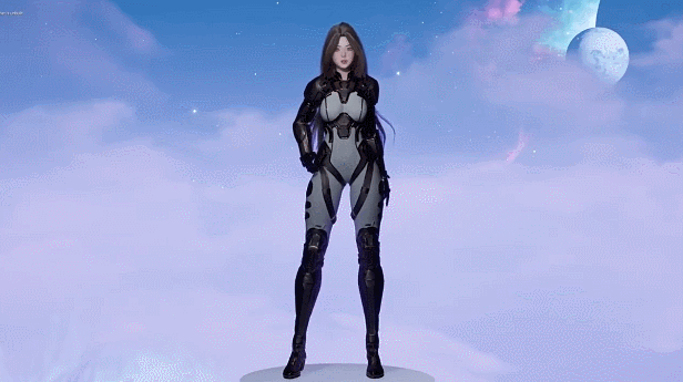 UE5虚幻5 Stellar Girl Celeste 模块化可自定义女星角色带骨骼