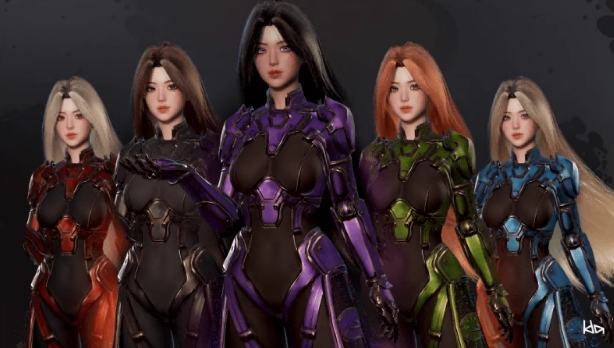 UE5虚幻5 Stellar Girl Celeste 模块化可自定义女星角色带骨骼