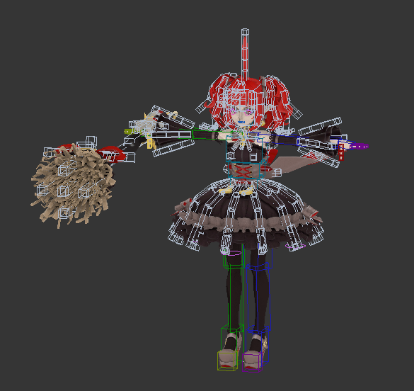 小魔女 skin模型