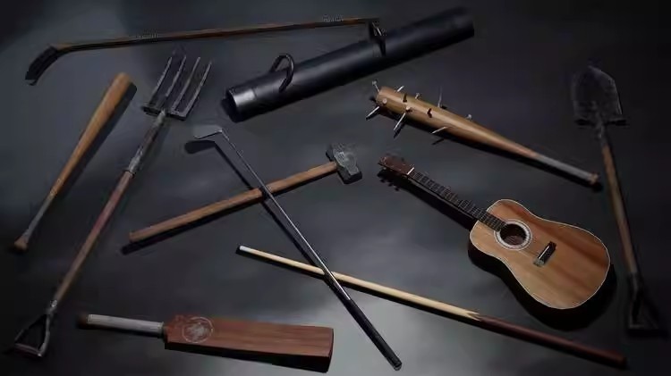 Melee Weapons近战武器刀斧头锤子砍刀蓝图UE4虚幻5游戏资产资源