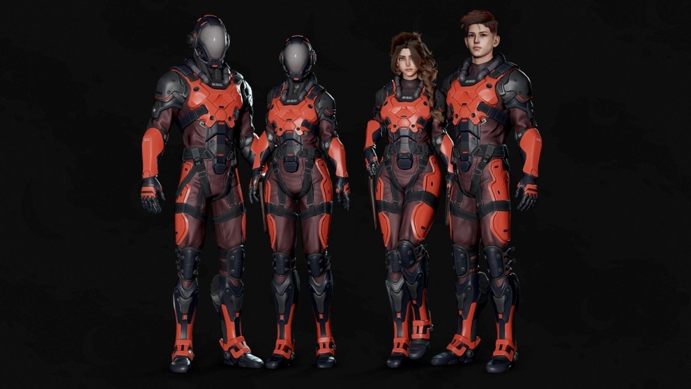 UE4虚幻5 Stellar Trooper 3A模块化科幻角色星际战士包