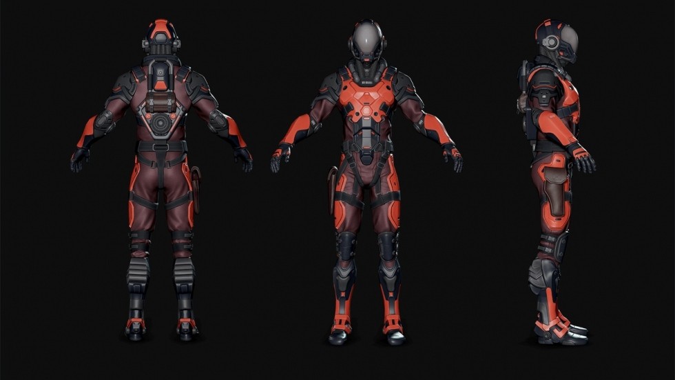 UE4虚幻5 Stellar Trooper 3A模块化科幻角色星际战士包