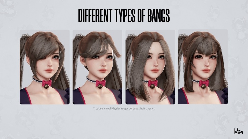 UE4虚幻5 Dress Up Maids 可爱女仆COS美女少女角色模型