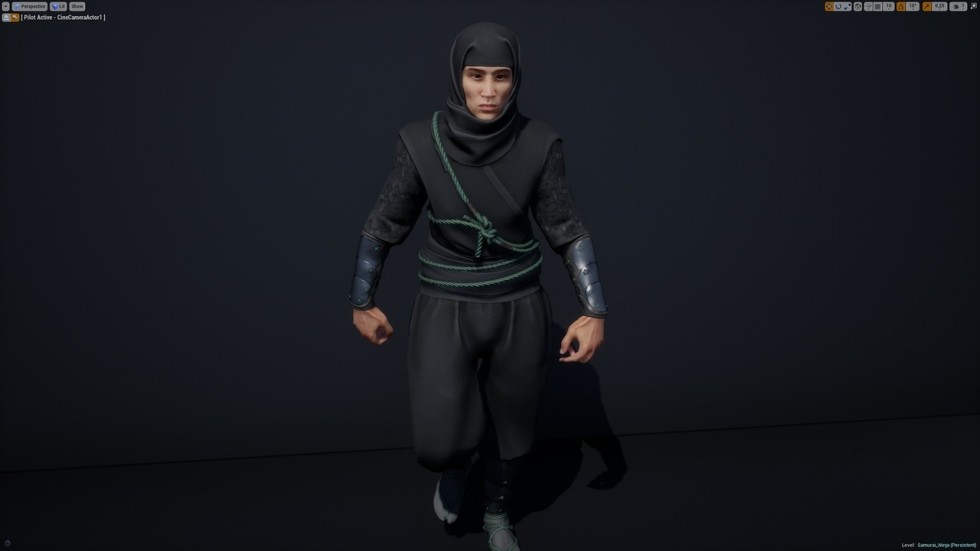 UE4虚幻5 Samurai Ninja 忍者角色模型