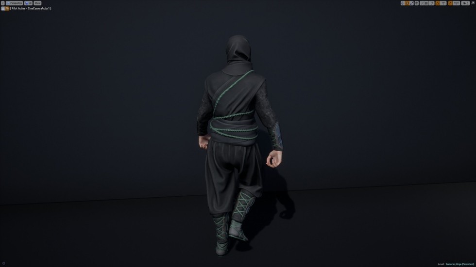 UE4虚幻5 Samurai Ninja 忍者角色模型