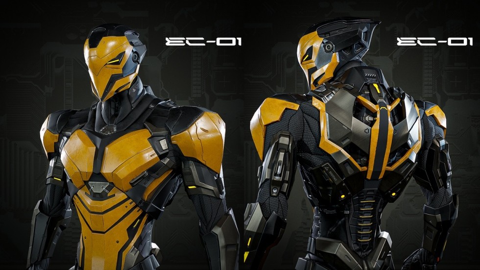 UE4虚幻5 Sci-FI Cyber Robot 01 科幻网络机器人角色模型