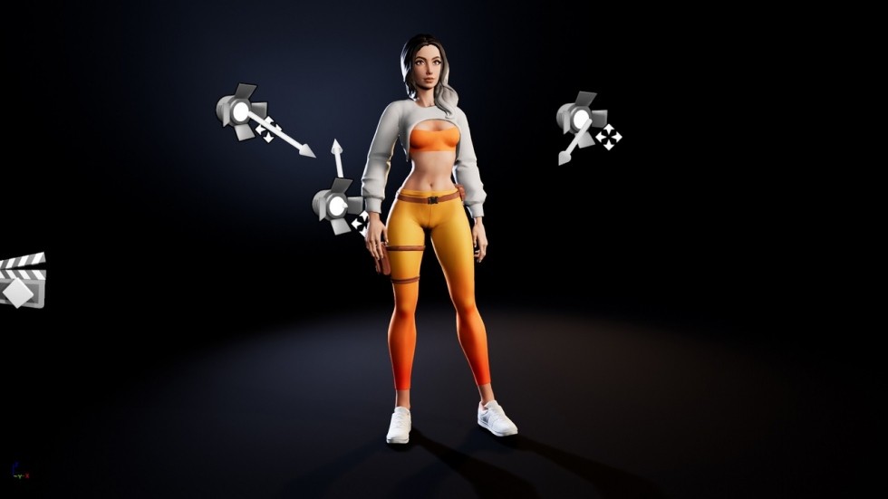 UE4虚幻5 Stylized Female 风格化女性角色模型