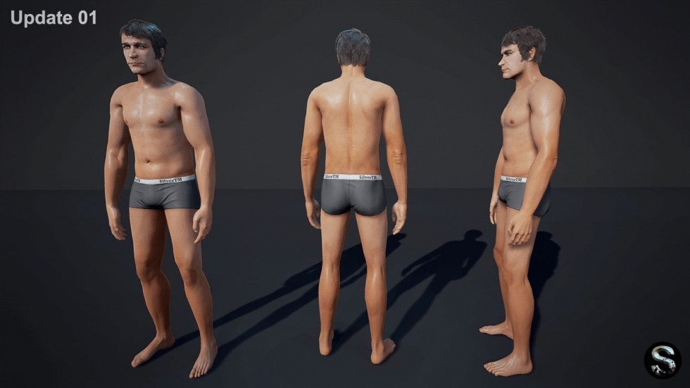 UE4虚幻5 Personnel 人物角色套装制服职员角色模型