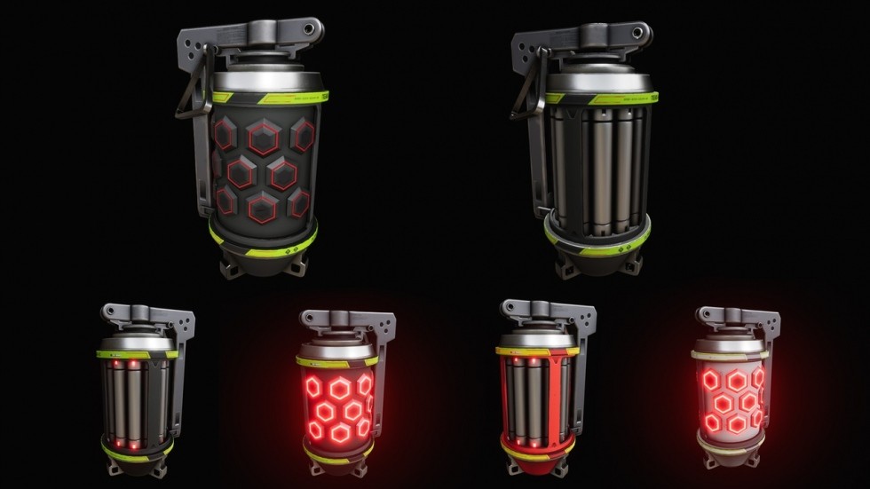 科幻风格武器军火库