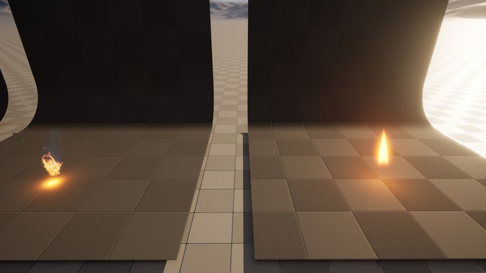 UE5虚幻5 Flame Vfx Pack 火焰火堆烛火篝火特效包