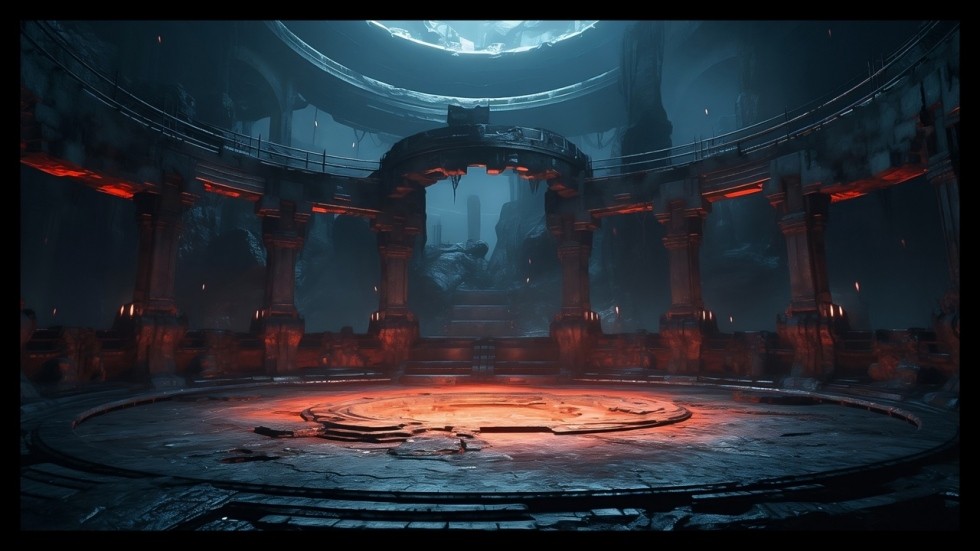 UE4虚幻5 4k 战斗竞技场背景素材