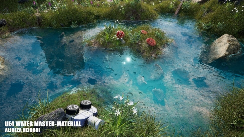UE4虚幻5 水面渲染着色材质