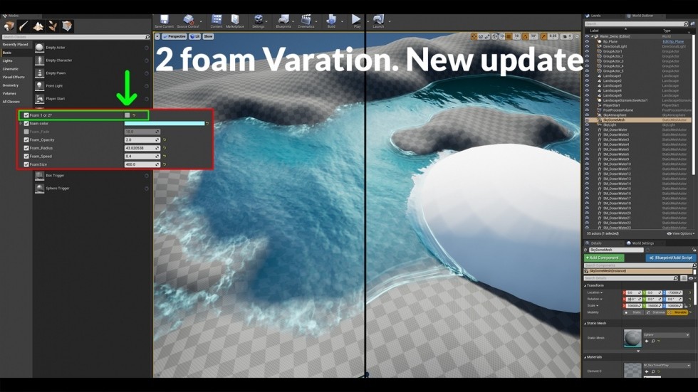 UE4虚幻5 水面渲染着色材质