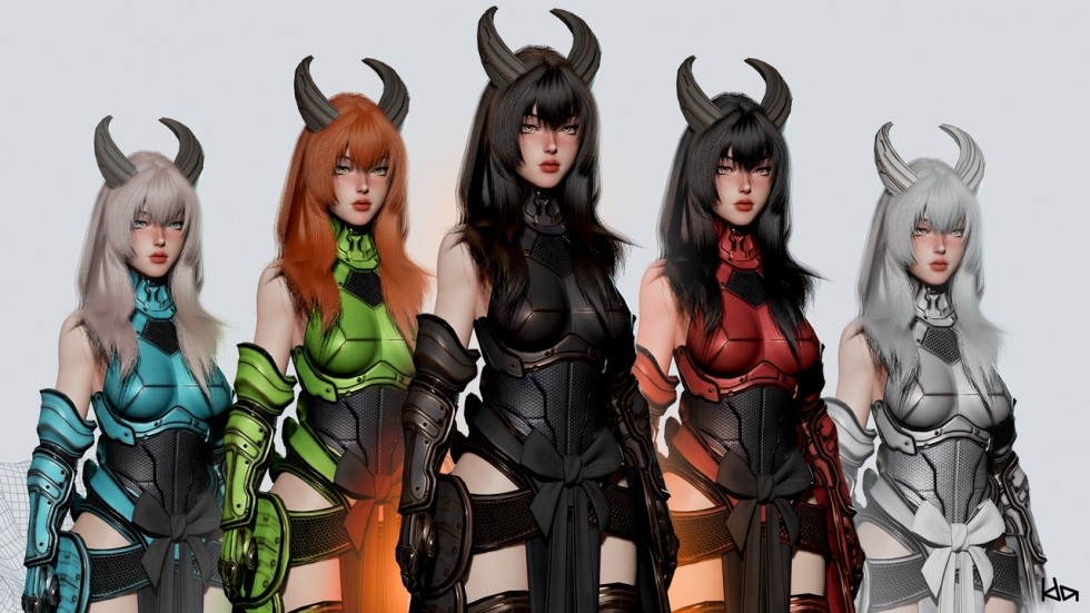 UE4虚幻5 Cosmo Dragon Girl 可爱龙族女孩动捕面捕人物