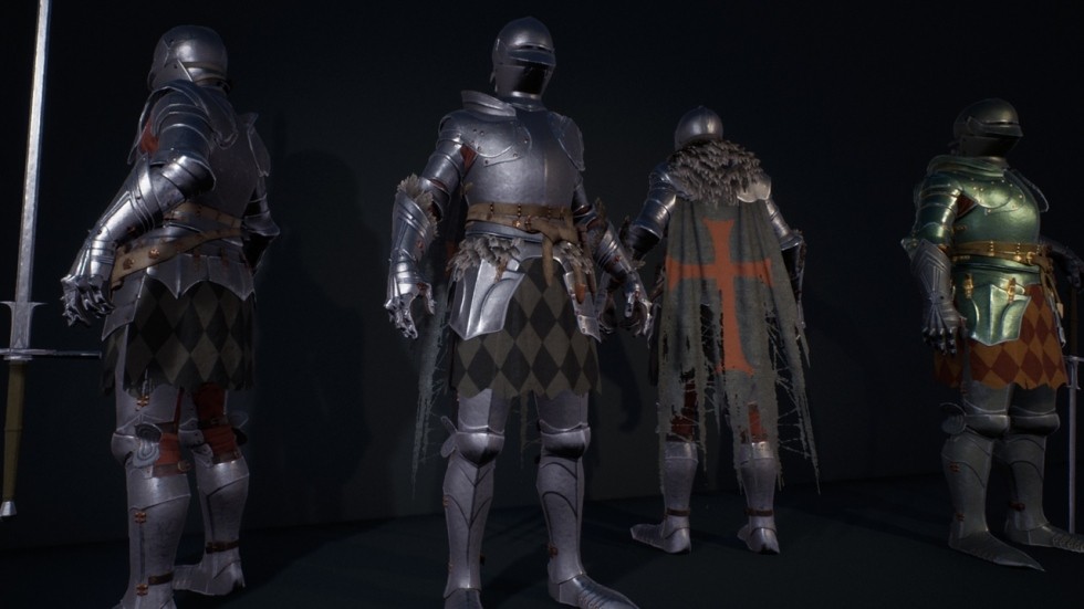 UE4虚幻5 Gothic Knight 披风骑士人物角色模型