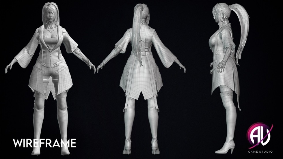 UE5虚幻5 Cyberpunk Girl - Evelynn V4 赛博朋克女孩伊芙琳角色模型