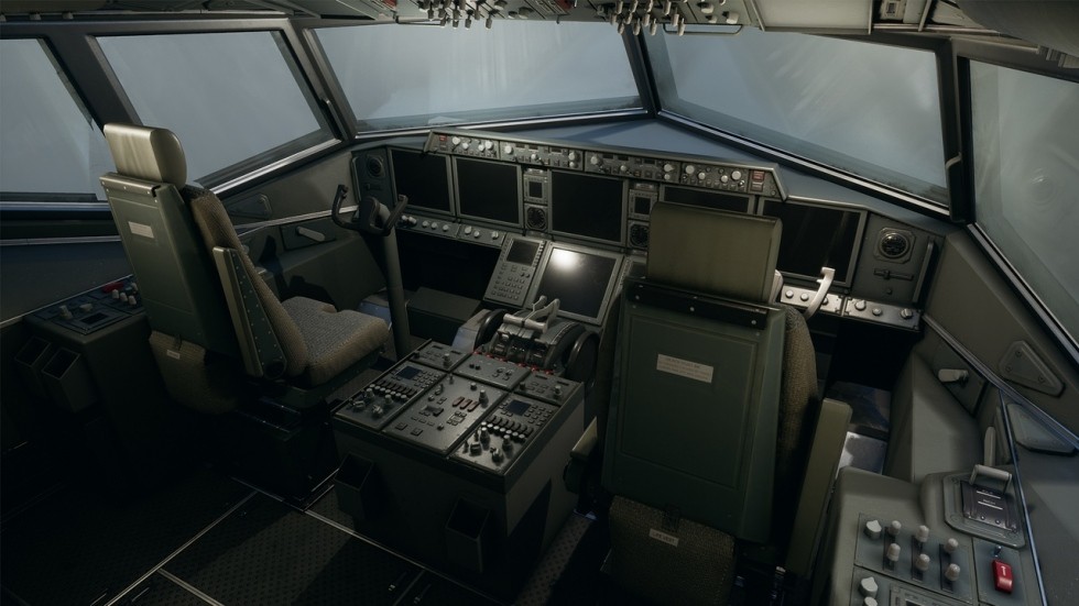 UE4虚幻5 Airliner 波音737游戏飞机模型带内部道具素材