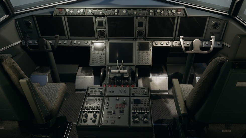 UE4虚幻5 Airliner 波音737游戏飞机模型带内部道具素材