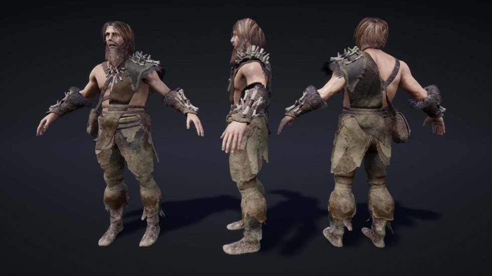 UE4虚幻5 Primitive Characters (Pack) 原始人物角色模型