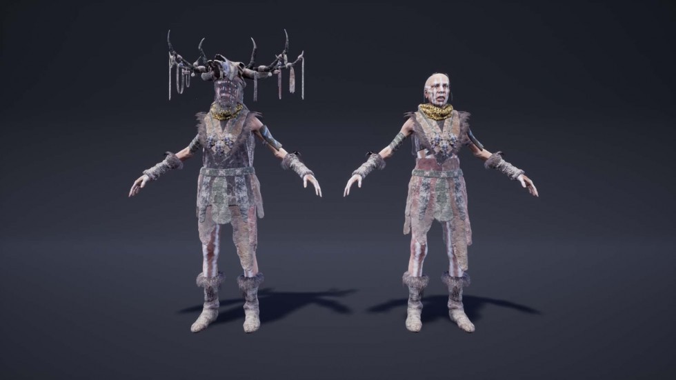 UE4虚幻5 Primitive Characters (Pack) 原始人物角色模型