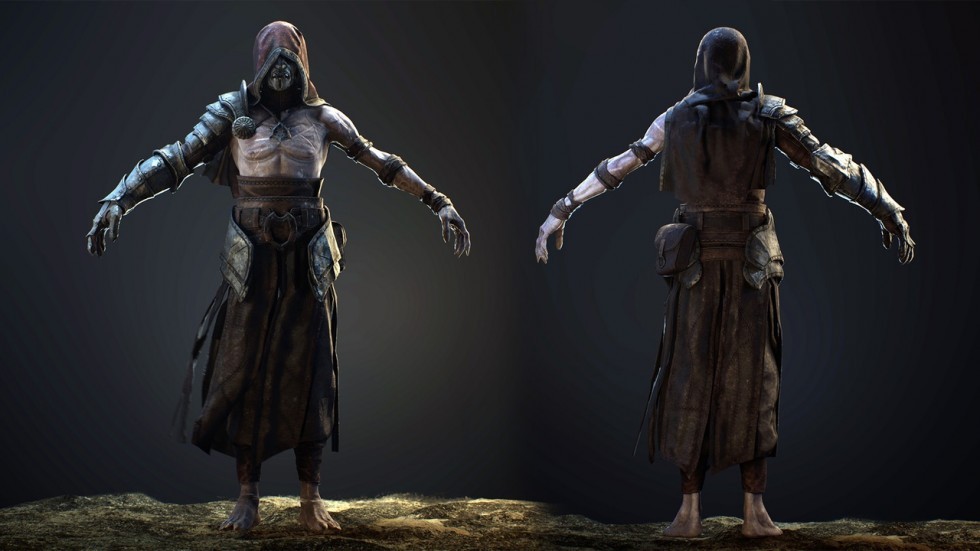 UE4虚幻5 Heretic 游戏角色BOSS英雄NPC模型人物模型