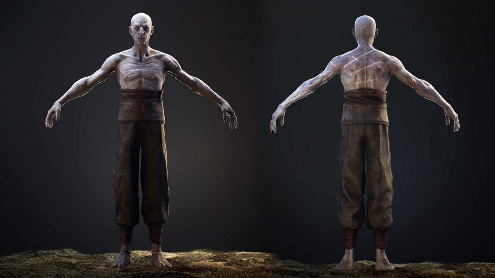 UE4虚幻5 Heretic 游戏角色BOSS英雄NPC模型人物模型