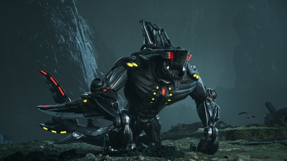 UE4虚幻5 Sci-Fi Boss Pack 游戏机械科幻BOSS角色模型带动画