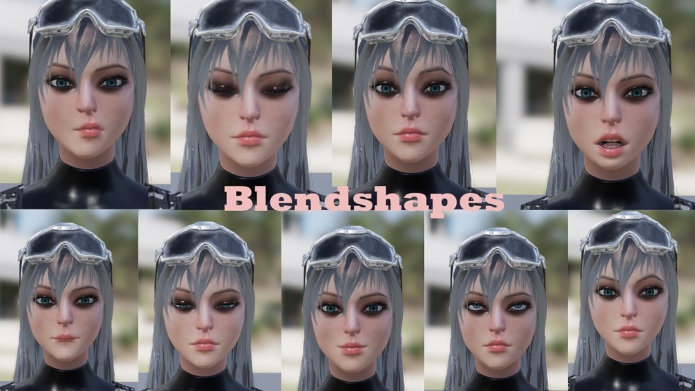 UE4虚幻5 Military Girl 可爱军事风格漂亮女孩角色模型