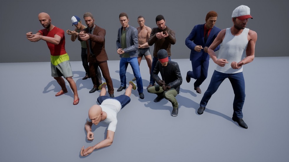 UE4虚幻5 Regular Male Civilian Character 男角色人物模型