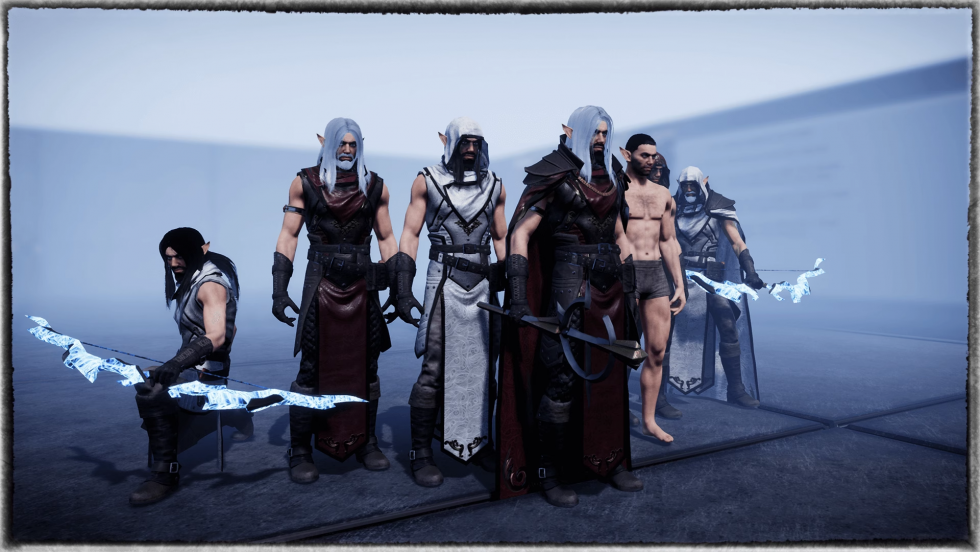 UE4虚幻5 BerserkerS2꞉ Mage and Archer 魔幻男法师射手角色模型