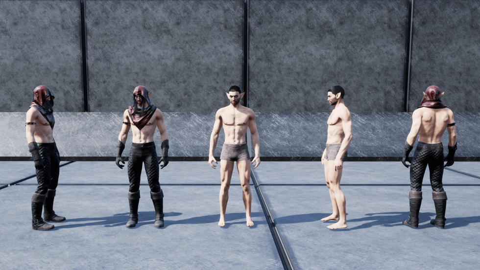 UE4虚幻5 BerserkerS2꞉ Mage and Archer 魔幻男法师射手角色模型