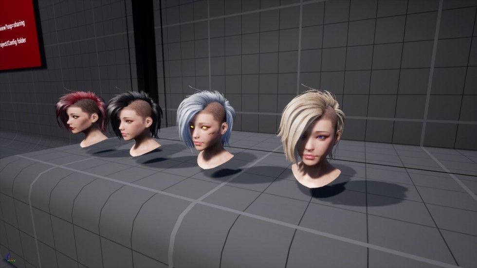 UE4虚幻5 G2 Human Base 赛博朋克男女人类角色模型