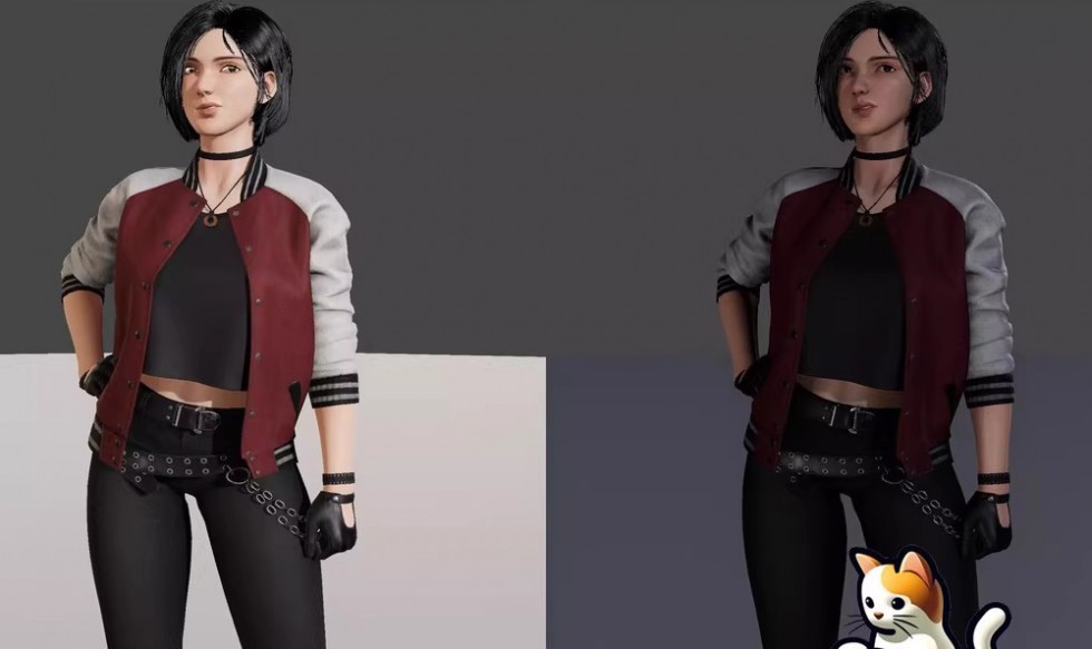 Unity Mia PBR Character 1.0 现代都市女性美女人物模型