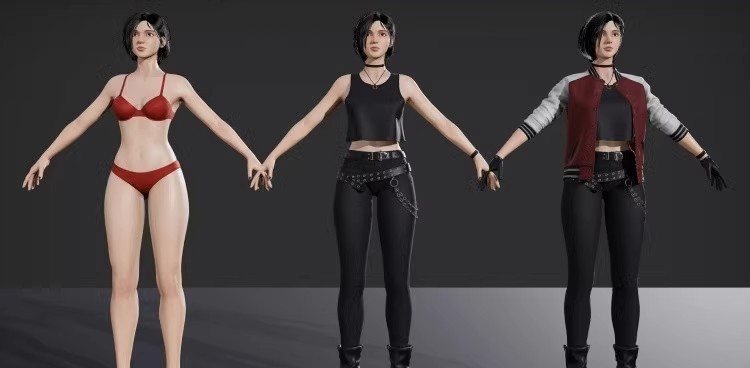 Unity Mia PBR Character 1.0 现代都市女性美女人物模型