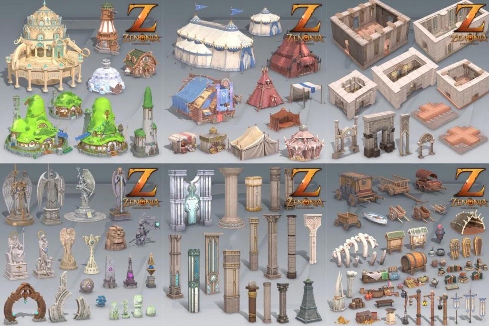 Zenonia 泽诺尼亚时光倒流 全套模型 角色 精灵宠物 动作 怪物 场景系列源文件 ... ... ... ... ...