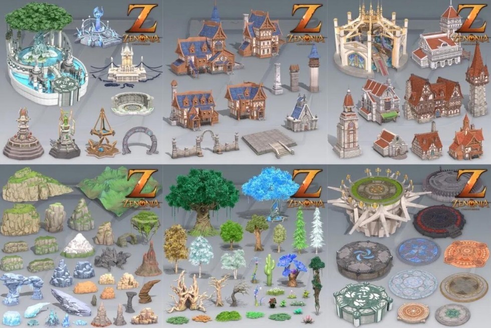 Zenonia 泽诺尼亚时光倒流 全套模型 角色 精灵宠物 动作 怪物 场景系列源文件 ... ... ... ... ...