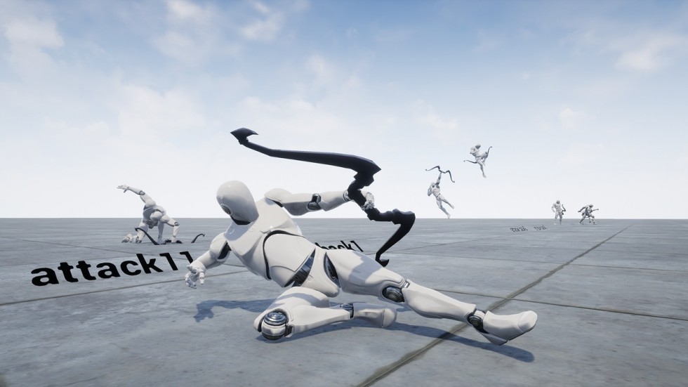UE4虚幻5 Dynamic Archer Set 弓箭手动态射箭动画合集
