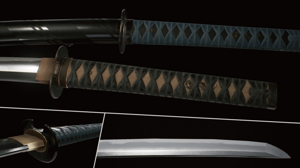 UE4虚幻5 Katana 日本武士武器刀剑模型素材