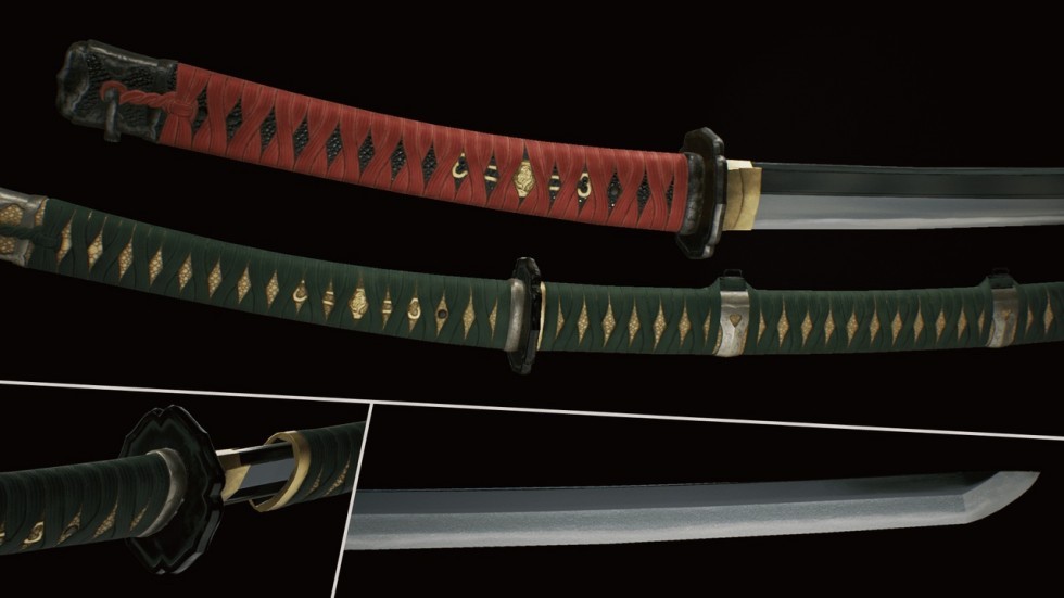 UE4虚幻5 Katana 日本武士武器刀剑模型素材
