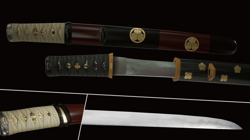 UE4虚幻5 Katana 日本武士武器刀剑模型素材