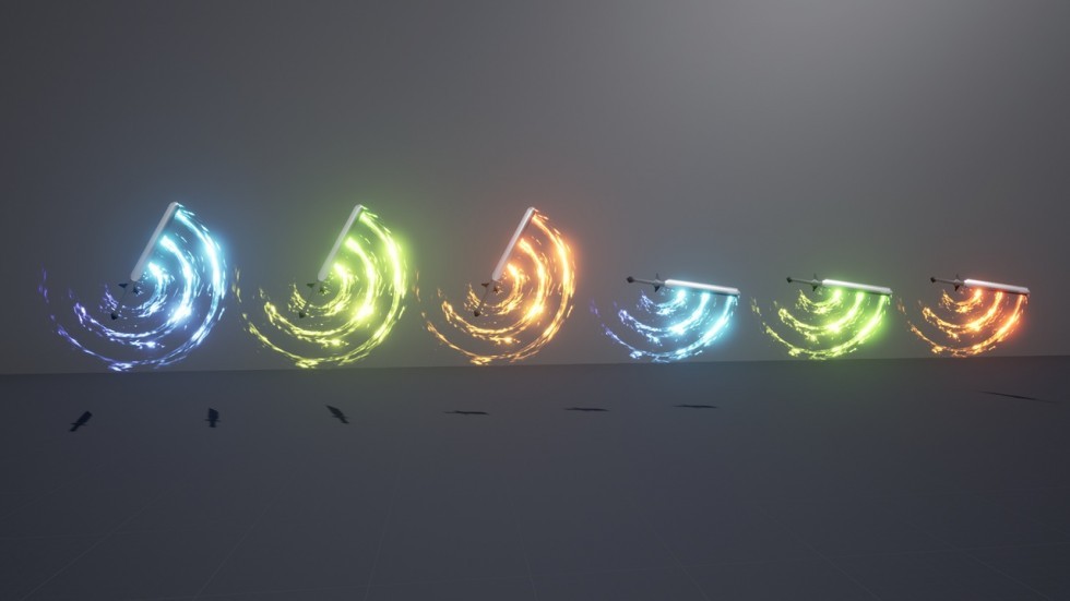 UE4虚幻5 Sword Swipes Anim Trail 刀光剑影拖尾特效