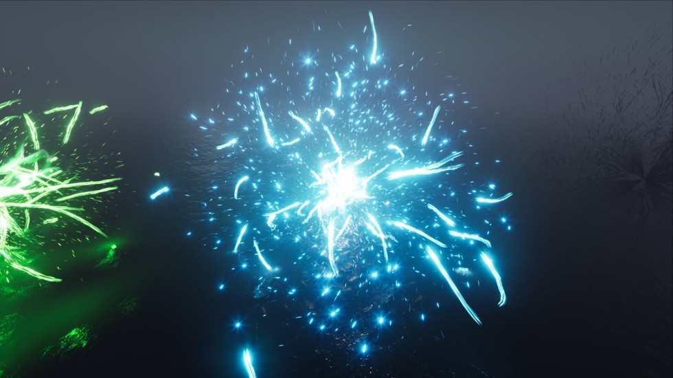 魔法能量光线汇聚能量吸收特效