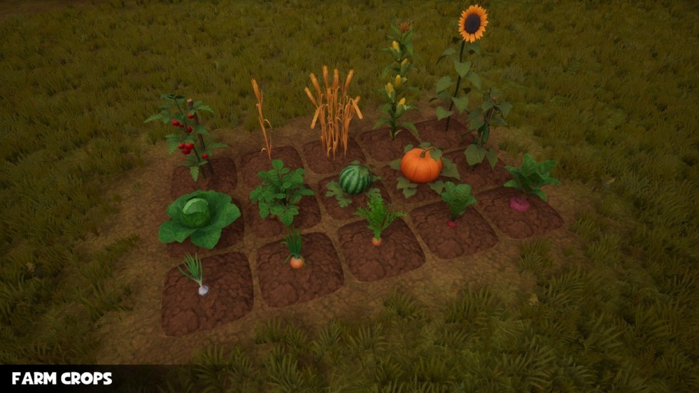 农作物水果蔬菜生长植物种地道具