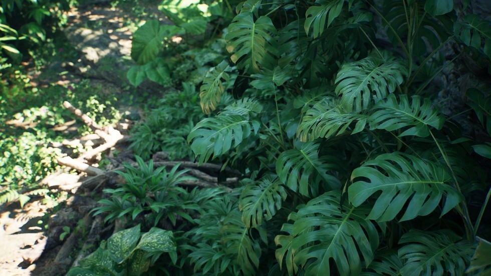 游戏热带岛屿场景模型