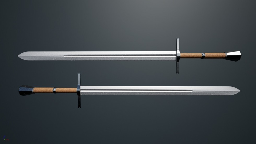 中世纪刀剑武器模型道具
