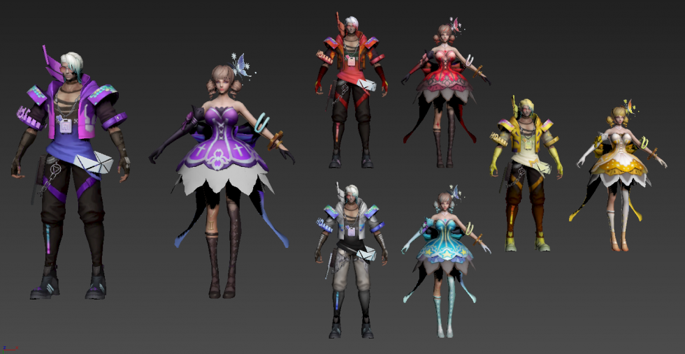 魔幻游戏男女装备