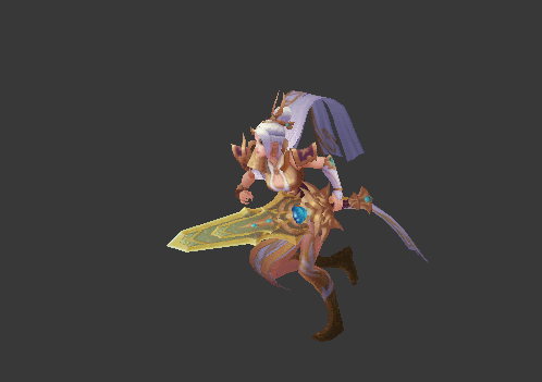  英雄联盟LOL瑞雯全套动作MAX源文件加bip文件 