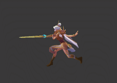  英雄联盟LOL瑞雯全套动作MAX源文件加bip文件 